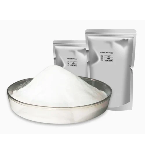 Polvo termofusible DTF de 80-200 um, precio de polvo de película Pet DTF termofusible, polvo adhesivo DTF de TPU para impresión por transferencia térmica con plastisol